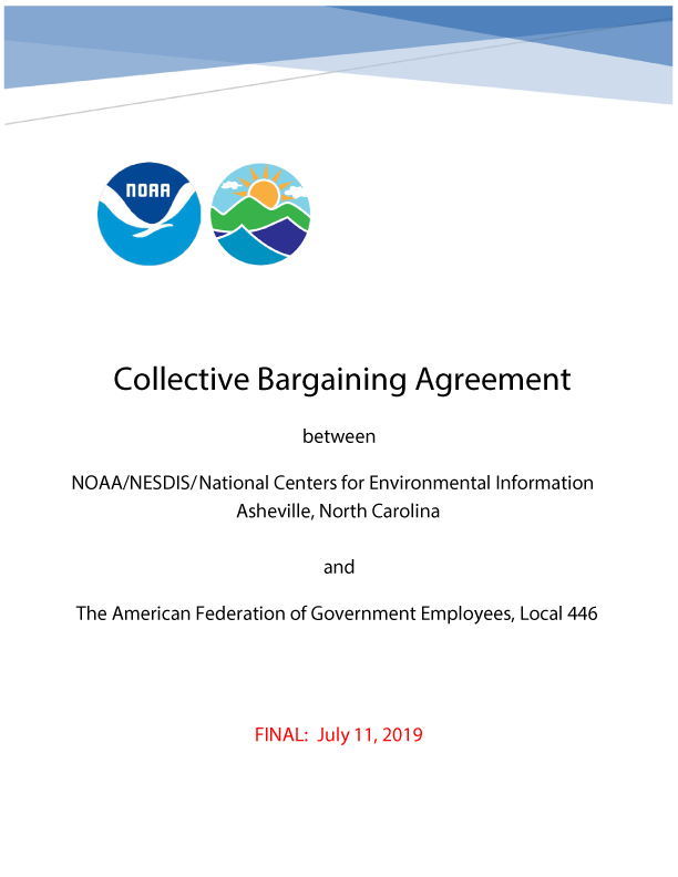 Collective Bargaining Agreement between NOAA and AFGE Local 446