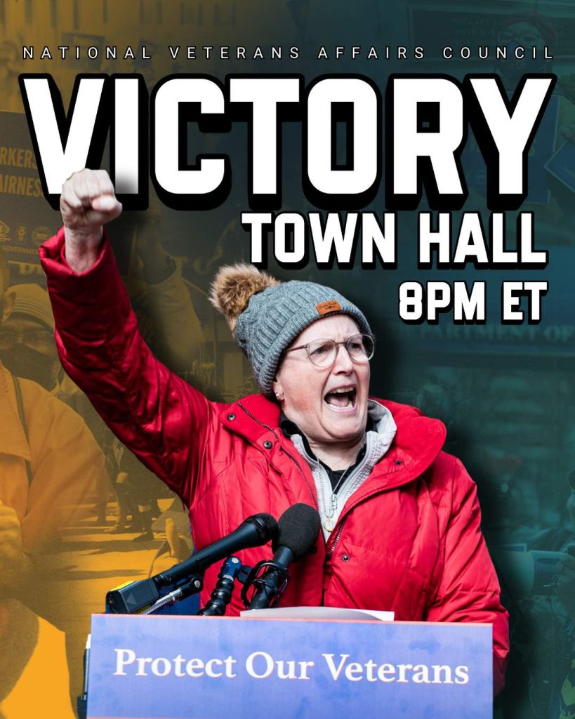 National Veterans Affairs Council Victory poster.